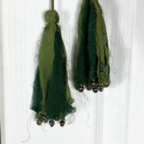 Soft Surroundings Olive Embroidered A-Line Skirt - Picture 6 of 12